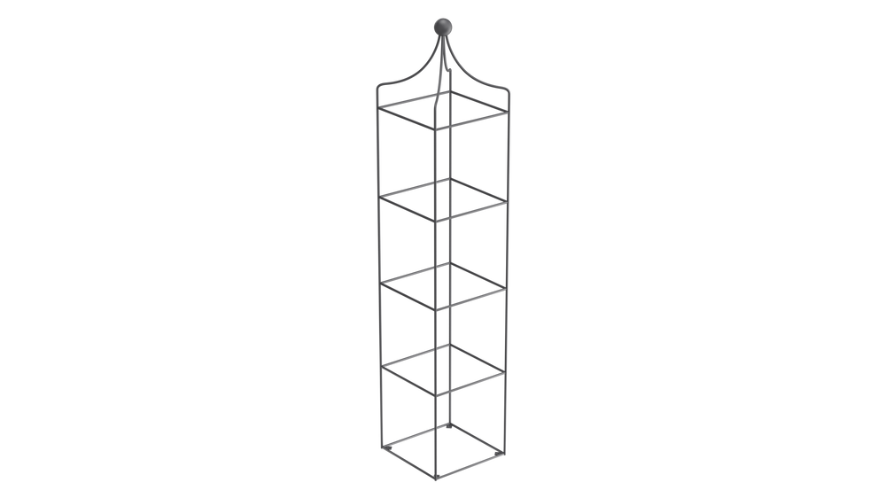 Obelisk Catania gross in pulverbeschichtet Anthrazit als 3D-Modell Obelisk Catania gross in pulverbeschichtet Anthrazit als 3D-Modell