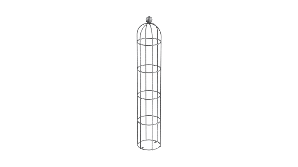 Obelisk Messina klein in feuerverzinkt als 3D-Modell Obelisk Messina klein in feuerverzinkt als 3D-Modell