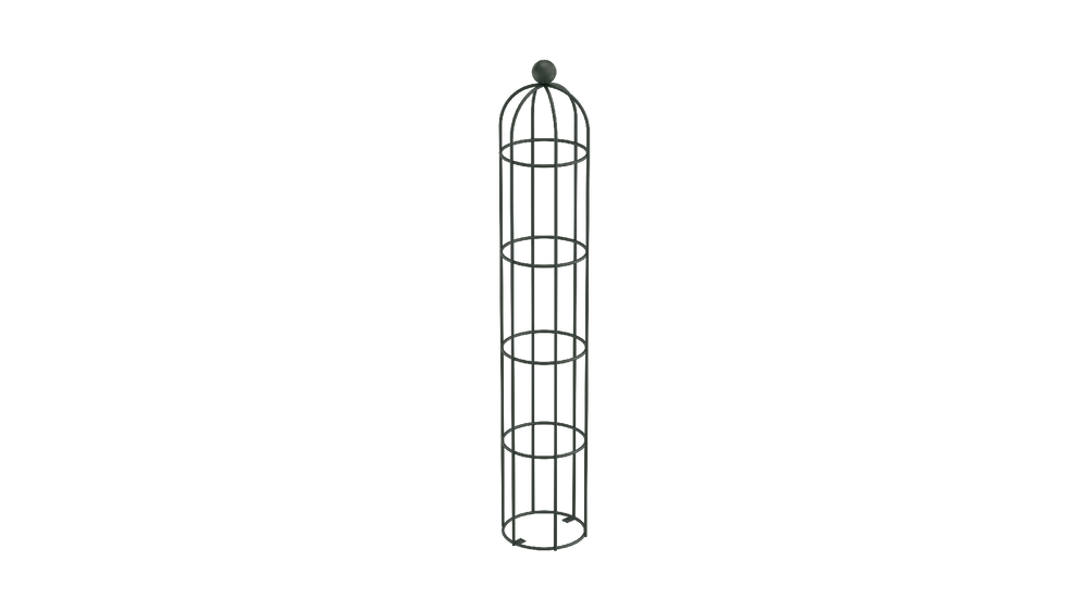 Obelisk Messina klein in pulverbeschichtet Sonderfarbe RAL 6009 Tannengrün als 3D-Modell Obelisk Messina klein in pulverbeschichtet Sonderfarbe RAL 6009 Tannengrün als 3D-Modell