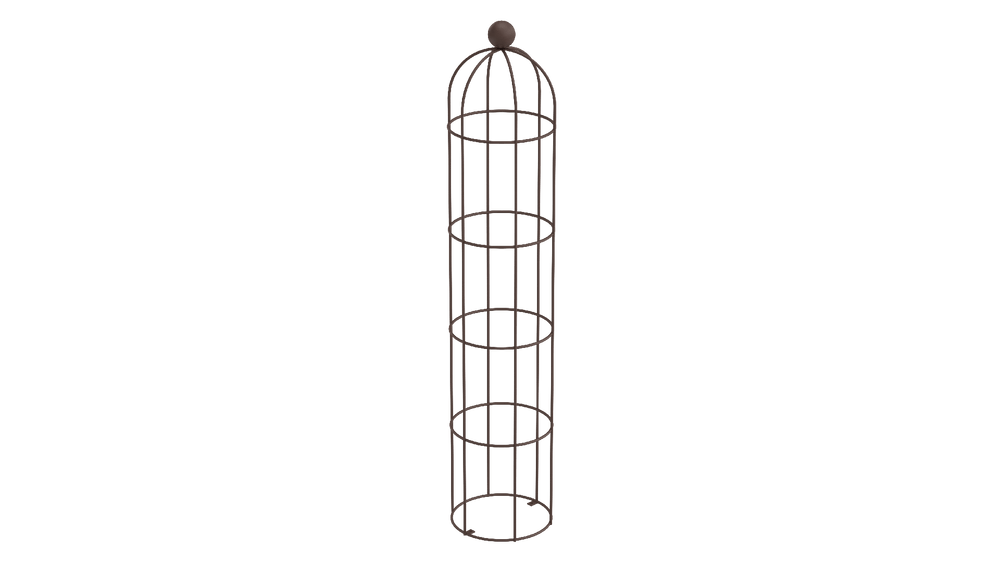 Obelisk Messina gross in pulverbeschichtet Sonderfarbe RAL 8017 Schokobraun als 3D-Modell Obelisk Messina gross in pulverbeschichtet Sonderfarbe RAL 8017 Schokobraun als 3D-Modell