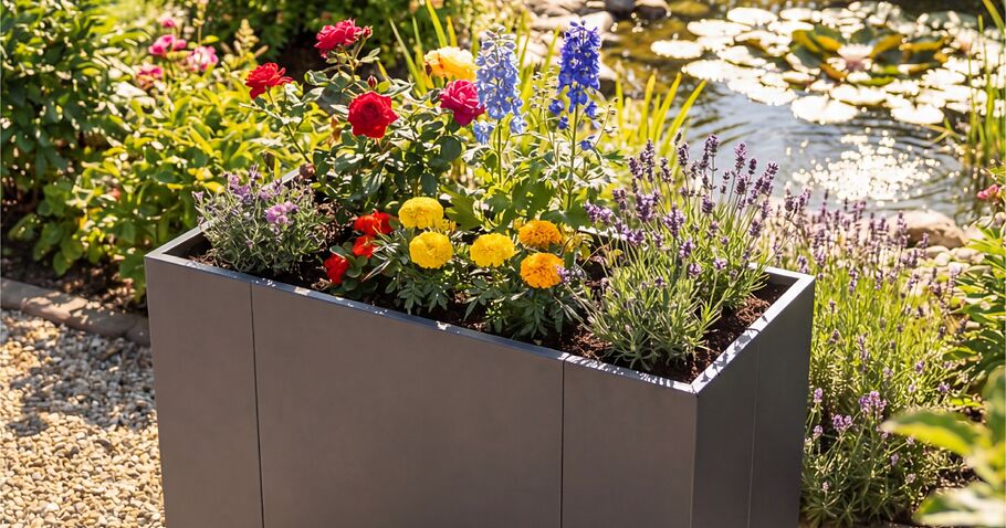 Bloemen in de plantenbak – de mooiste soorten & plantideeën voor een bloeiende plantenbak