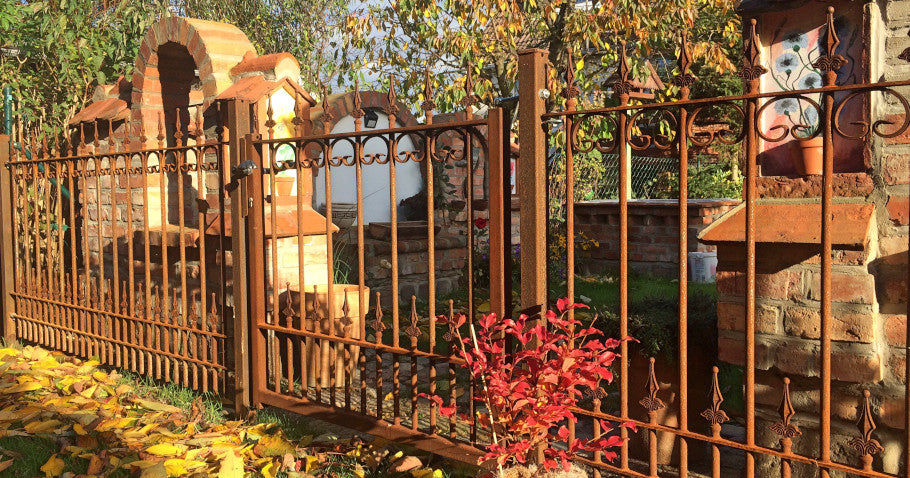 Roestdecoratie voor de tuin – rustieke decoratie voor de herfst